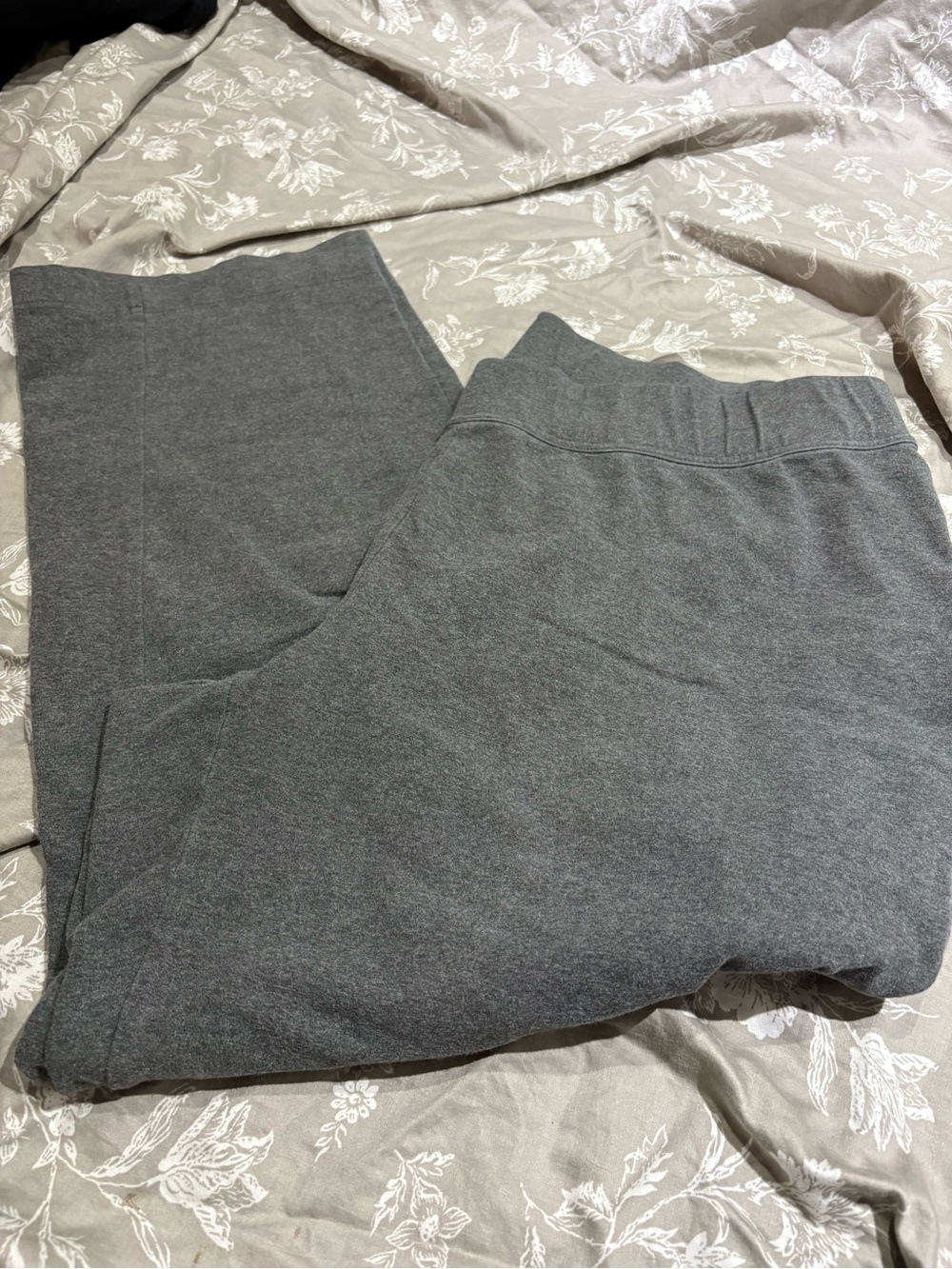 Lands End grey starfish straight leg pants 3X